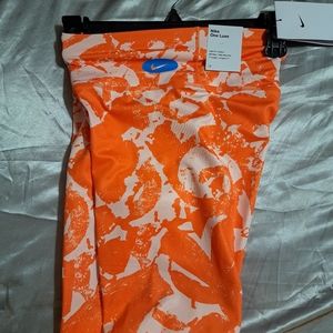 nike orange tights size small and xs nwt